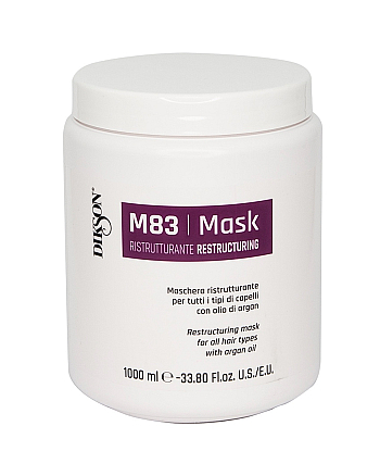 Dikson Mask Ristrutturante M83 - Восстанавливающая маска для всех типов волос с аргановым маслом 1000 мл - hairs-russia.ru